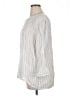 Eileen Fisher Silver 3/4 Sleeve Blouse Size XL - photo 5