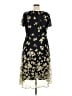 Studio One 100% Polyester Floral Black Cocktail Dress Size 16 - photo 2