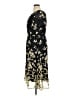 Studio One 100% Polyester Floral Black Cocktail Dress Size 16 - photo 5