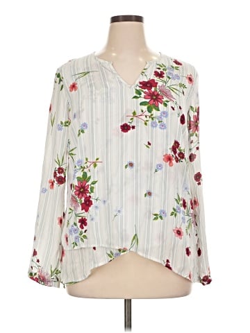Charming Charlie 3/4 Sleeve Blouse (view 1)