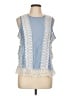 Zac & Rachel Blue Sleeveless Blouse Size L - photo 1