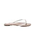 Charles Albert Silver Flip Flops Size 8 - photo 1