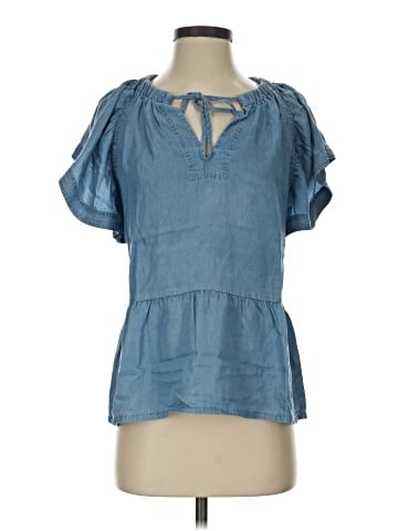 Joe's Jeans Short Sleeve Blouse (view 1)