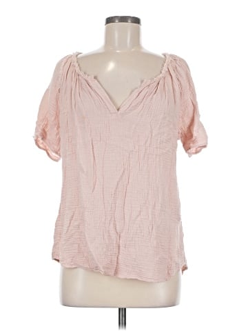 Red Haute Short Sleeve Blouse (view 1)