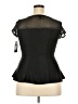 A. Byer Black Short Sleeve Top Size XL - photo 2