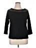 Rafaella 100% Cotton Black 3/4 Sleeve Top Size XL - photo 1