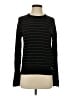 Equipment Stripes Black Pullover Sweater Size S - photo 1