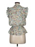 Elan 100% Polyester Blue Sleeveless Blouse Size M - photo 2