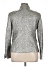 Lafayette 148 New York Metallic Silver Jacket Size 14 - photo 2