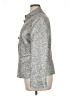 Lafayette 148 New York Metallic Silver Jacket Size 14 - photo 5