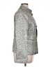 Lafayette 148 New York Metallic Silver Jacket Size 14 - photo 4