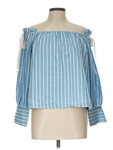Jealous Tomato 3/4 Sleeve Blouse (view 1)