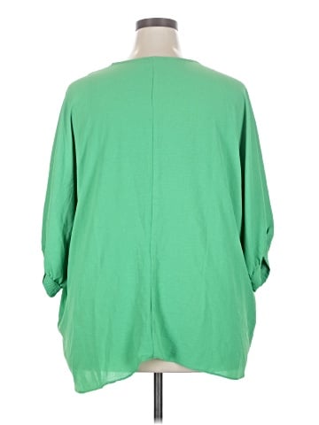 Spin 3/4 Sleeve Blouse (view 2)