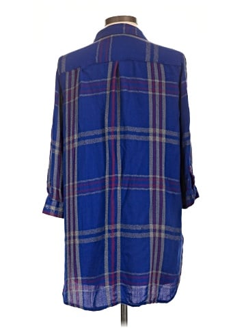 Caffé Marrakesh 3/4 Sleeve Button-Down Shirt (view 2)