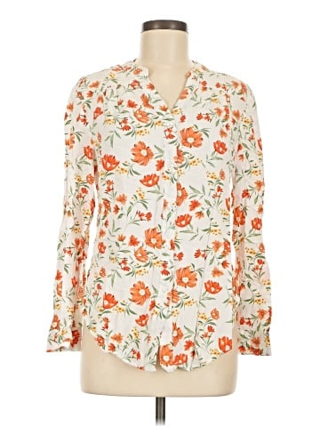 Indigo Soul Long Sleeve Blouse (view 1)