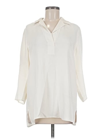 Lafayette 148 New York 3/4 Sleeve Silk Top (view 1)