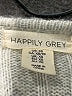 Happily Grey Metallic Silver Cardigan Size XS - photo 7