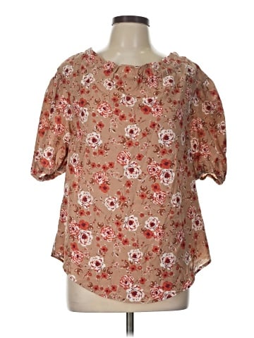 Roommates Short Sleeve Blouse (view 1)