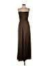 Fame And Partners 100% Polyester Solid Brown Green Jumpsuit Size 10 - photo 1