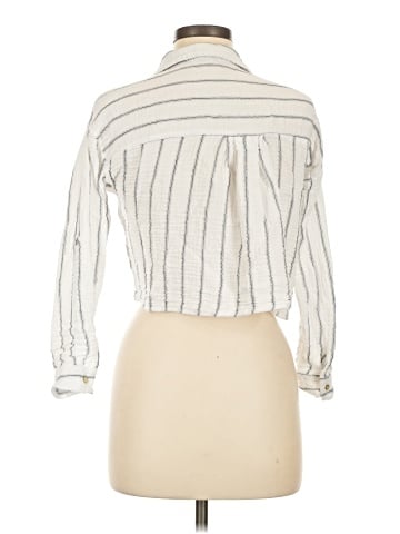 Love Notes 3/4 Sleeve Button-Down Shirt (view 2)