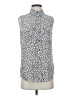 Equipment Animal Print Silver Sleeveless Blouse Size S - photo 1