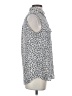 Equipment Animal Print Silver Sleeveless Blouse Size S - photo 4