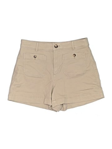 Ann Taylor LOFT Khaki Shorts (view 1)