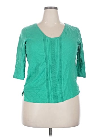Onque Casuals 3/4 Sleeve Top (view 1)