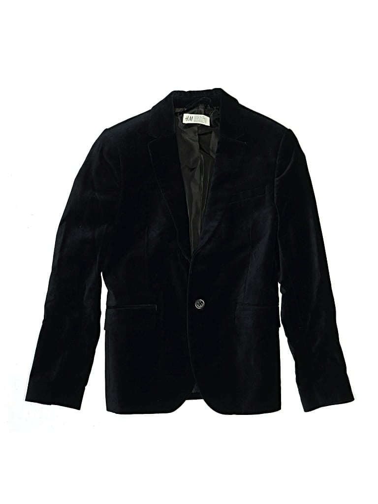 Pre-owned H&m Kids' Blazer Jacket In Black