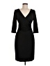 David Meister 100% Polyester Solid Black Cocktail Dress Size 8 - photo 1