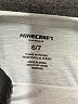 Minecraft 100% Polyester Silver Short Sleeve T-Shirt Size 6 - 7 - photo 3