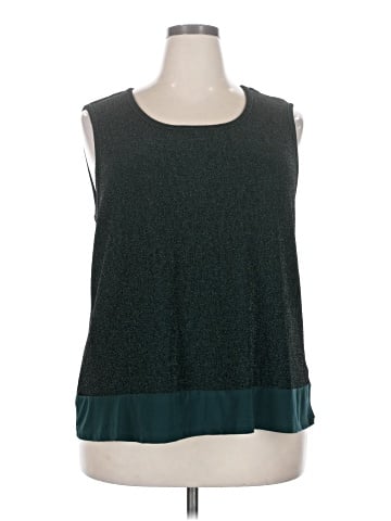 Nina Leonard Sleeveless Blouse (view 1)