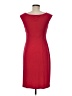 Connected Apparel Solid Red Cocktail Dress Size 8 Petite - photo 2