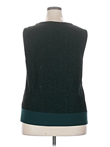 Nina Leonard Sleeveless Blouse (view 2)