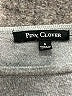 Pink Clover Gray Long Sleeve Top Size S - photo 7