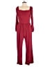 Grace Karin Solid Burgundy Jumpsuit Size L - photo 1