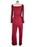 Grace Karin Solid Burgundy Jumpsuit Size L - photo 2