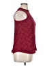 AB Studio Burgundy Sleeveless Blouse Size XL - photo 4
