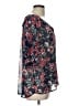 Skies Are Blue 100% Polyester Black 3/4 Sleeve Blouse Size L - photo 4