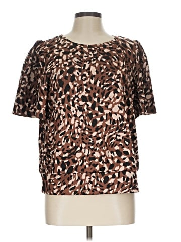 Ann Taylor Factory Short Sleeve Blouse (view 1)