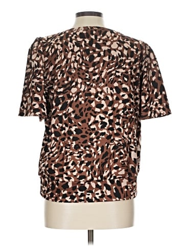 Ann Taylor Factory Short Sleeve Blouse (view 2)