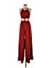 Fashion Nova Solid Red Jumpsuit Size M - photo 1