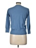 PREMISE Blue 3/4 Sleeve Button-Down Shirt Size L - photo 2