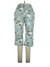 Unbranded Floral Blue Casual Pants Size XL - photo 2
