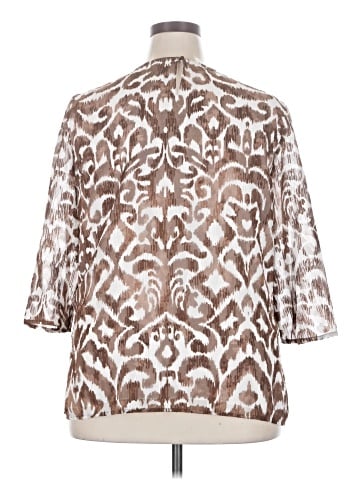 Alfred Dunner 3/4 Sleeve Blouse (view 2)