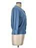 PREMISE Blue 3/4 Sleeve Button-Down Shirt Size L - photo 4