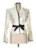 JS Collections 100% Silk Ivory Jacket Size 10 - photo 1