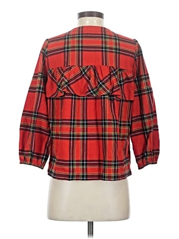 J.Crew 3/4 Sleeve Blouse (view 2)