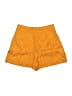 Express Solid Orange Cargo Shorts Size 4 - photo 2