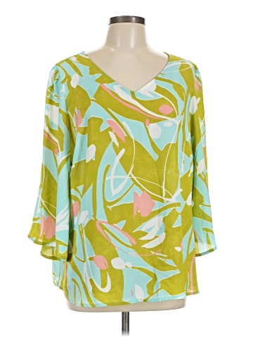 Belle By Kim Gravel 3/4 Sleeve Blouse (view 1)